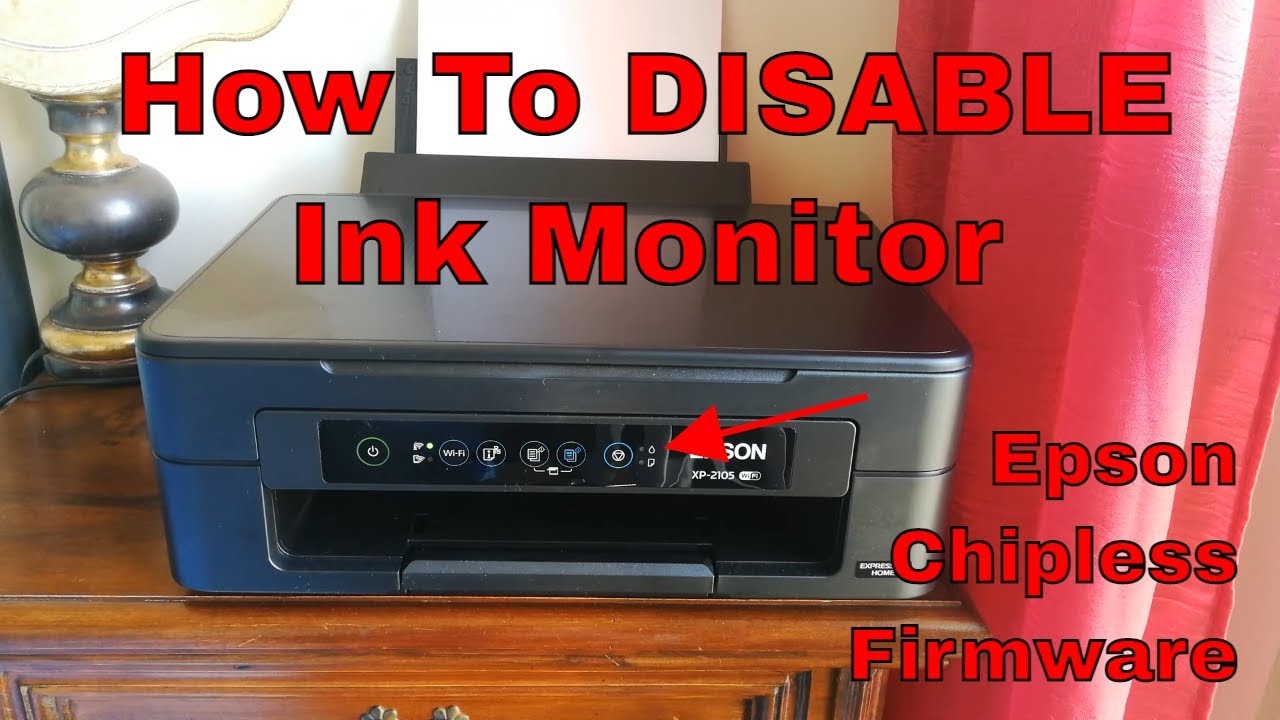 How To Disable Ink Monitor/Reset Cartridge Empty Message on Epson Printers • Chipless Firmware