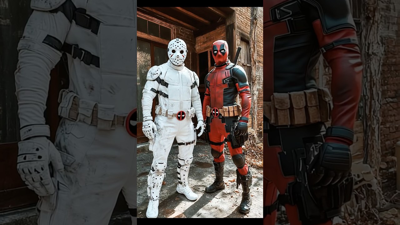 DEADPOOL CONSPLAYS JASON | AI #deadpool #marvel