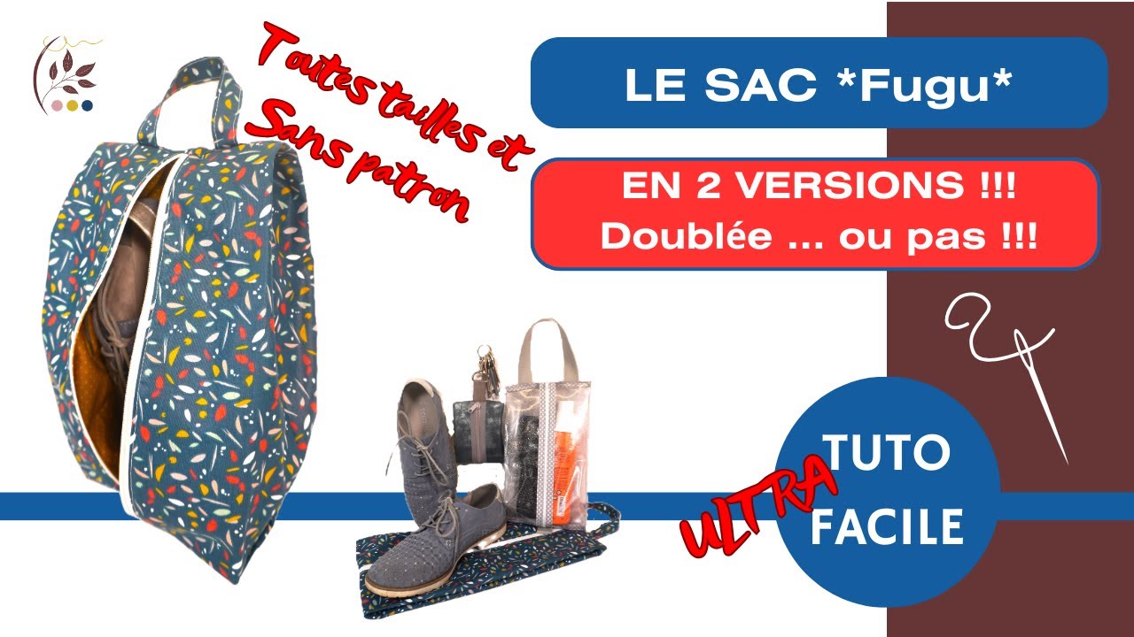 Comment coudre LE SAC Fugu #couture #diy #facile #sewing #easy #sac #bag
