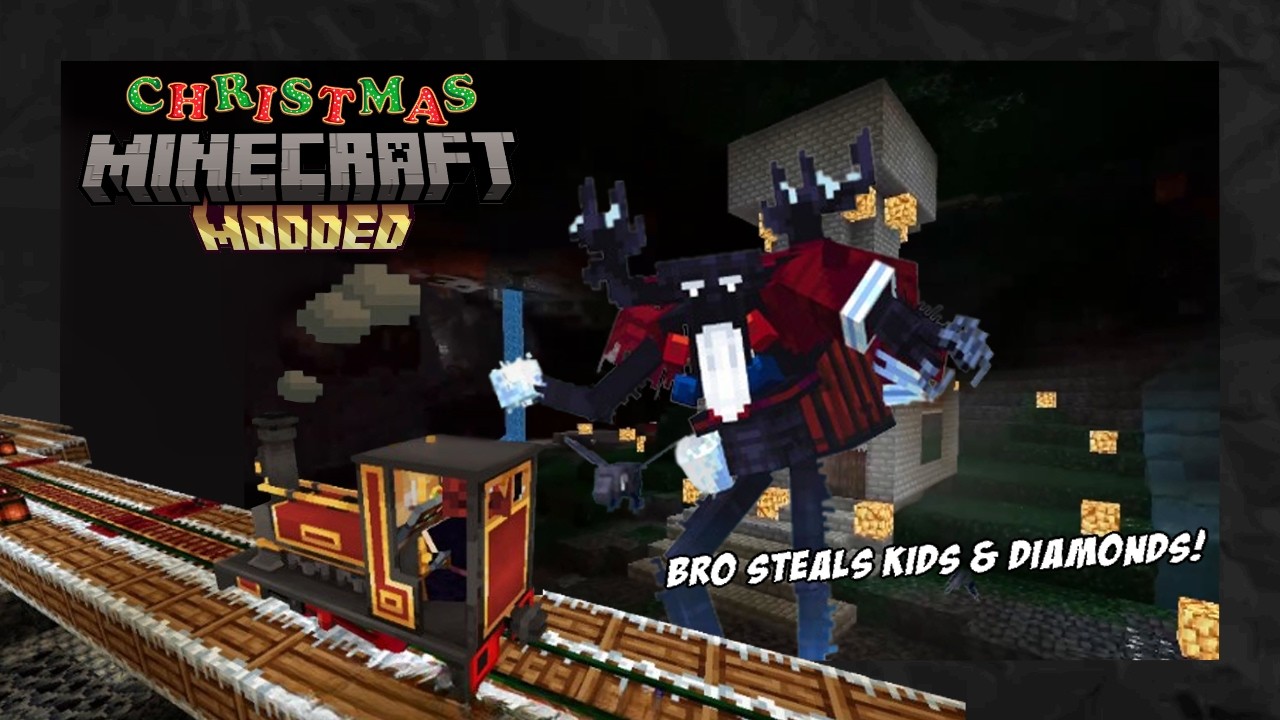 Mining in the Krampus’ Cave (The Christmas Minecraft Modded Special: Pigdrick’s Revenge! - Part 2)