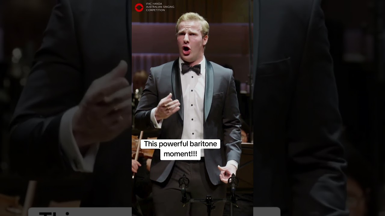 Baritone Jake Lyle performs with the Opera Australia Orchestra   #opera #baritone #questoamor #aria