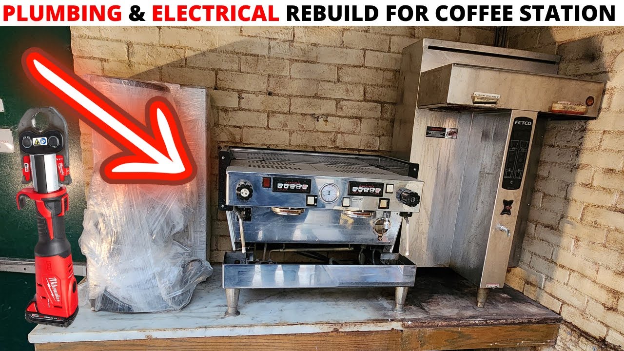 Plumbing & Electrical Rebuild For A Coffee Station (La Marzocco Expresso/Coffee) Water Pump/Filter