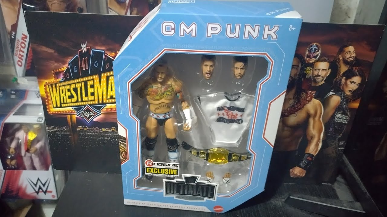 Эксклюзивное издание WWE RINGSIDE: распаковка и обзор CM Punk Ultimate Edition.