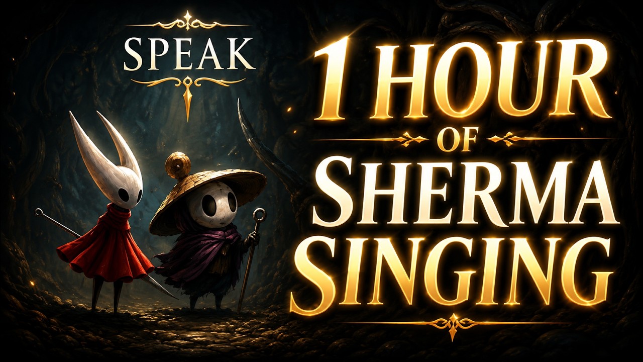 👉 Silksong 🪲 Sherma’s Singing 🎶 (1 Hour Loop | Relaxing Hollow Knight/SilkSong BGM)