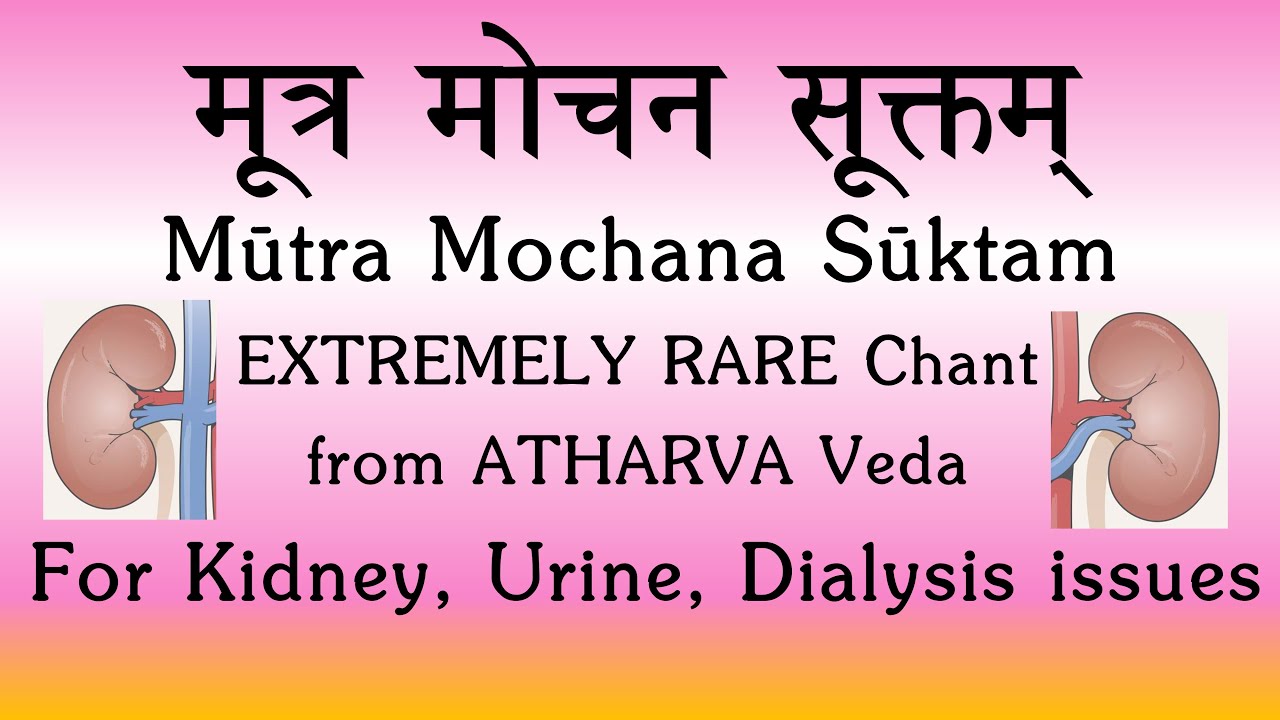Mootra Mochana Suktam | RARE CHANT | Atharva Veda | Treating Kidney & Urinary Issues | Sri K Suresh