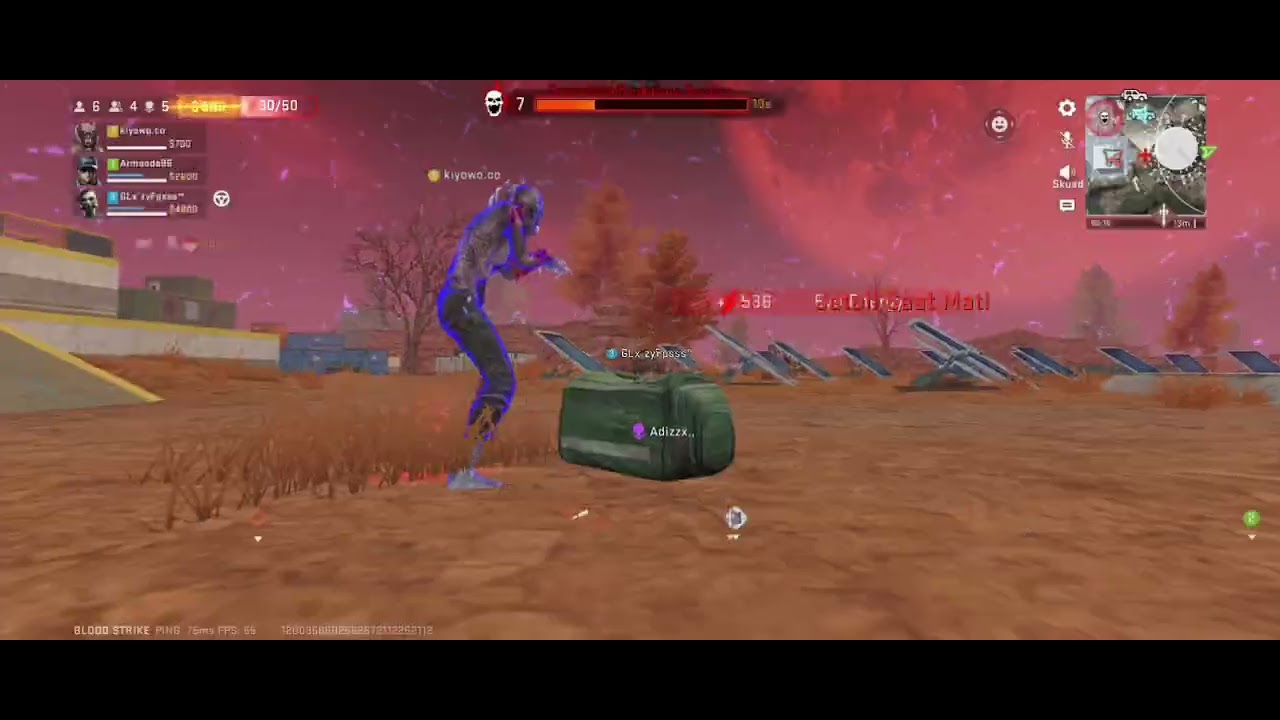 Zombie mode Bloodstrike playing game 