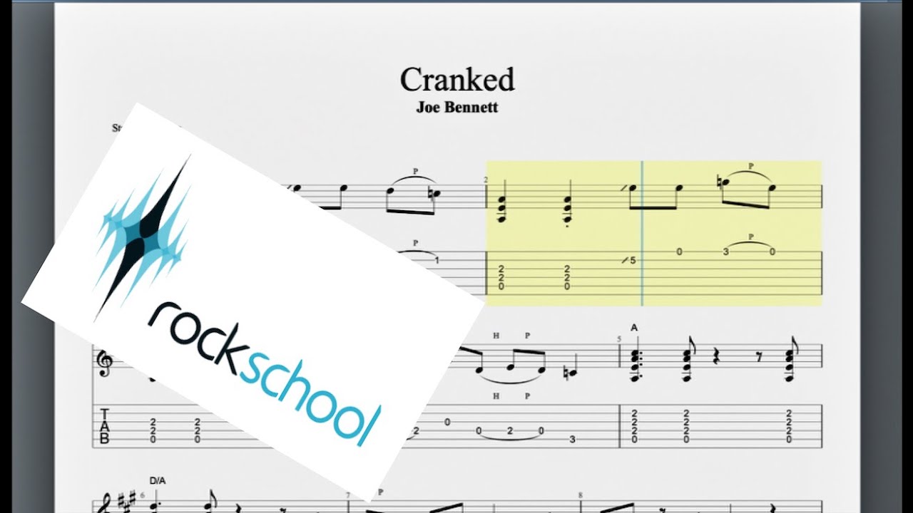 Cranked Rockschool Grade 2 Guitar