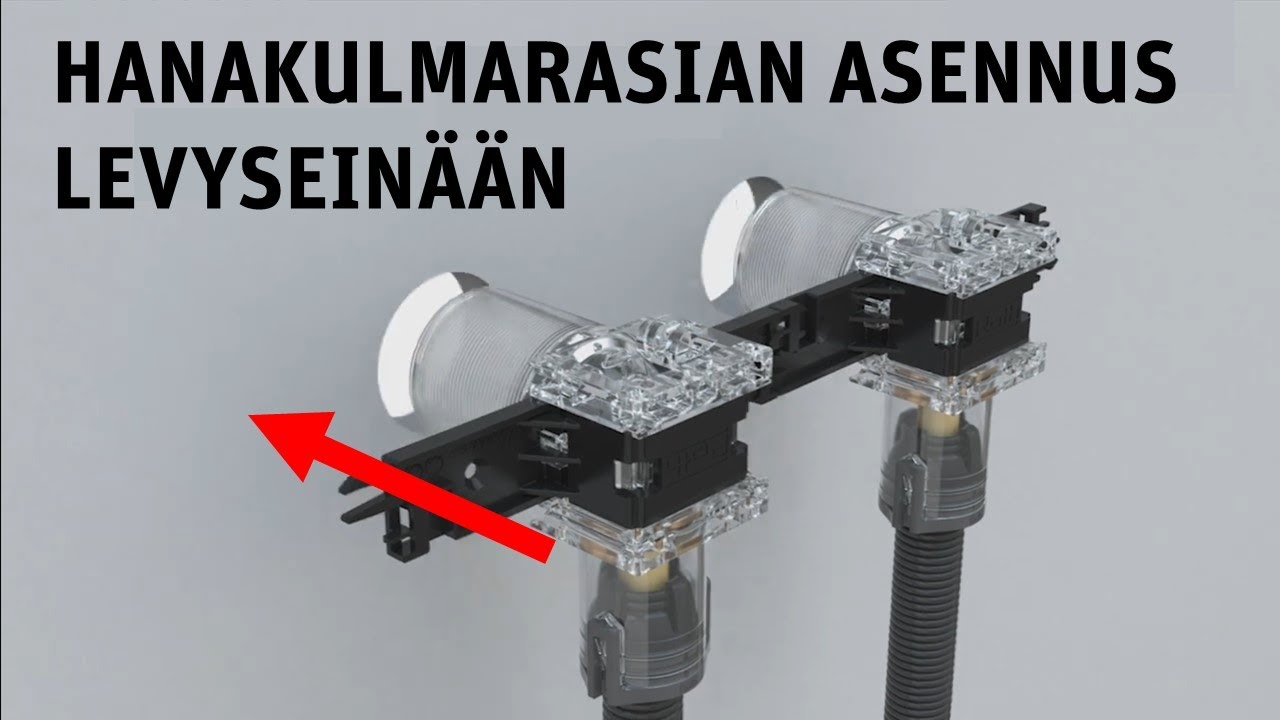 Roth QuickBox® -hanakulmarasian asennus levyseinään + märkätilatapetti