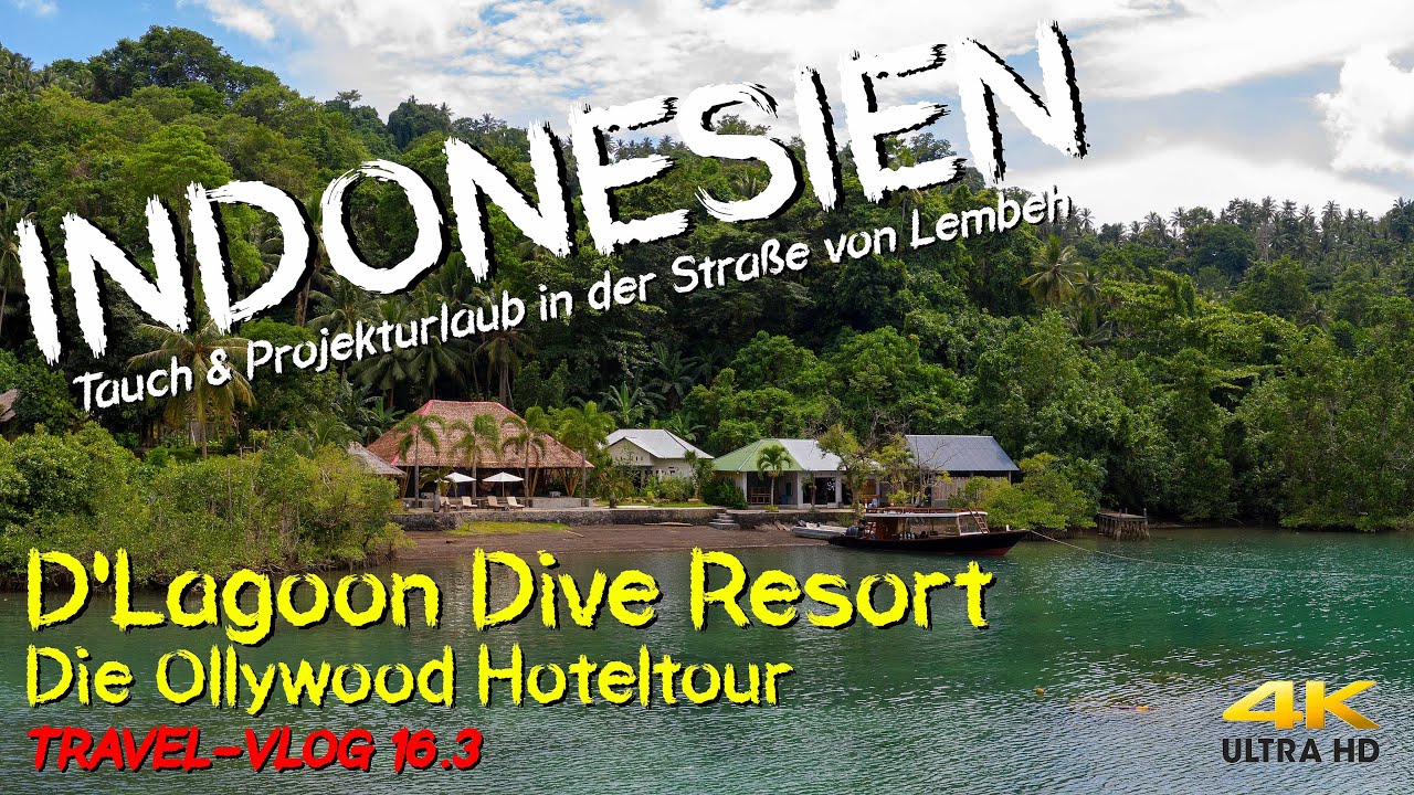 INDONESIEN - D'Lagoon Dive Resort Hoteltour 4K Lembeh Island