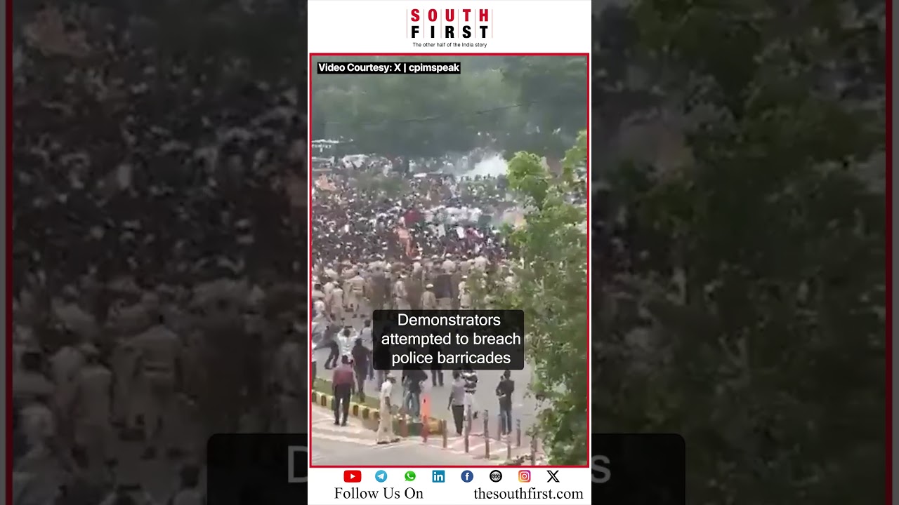 Tear gas used as CJP protest turns chaotic in Delhi