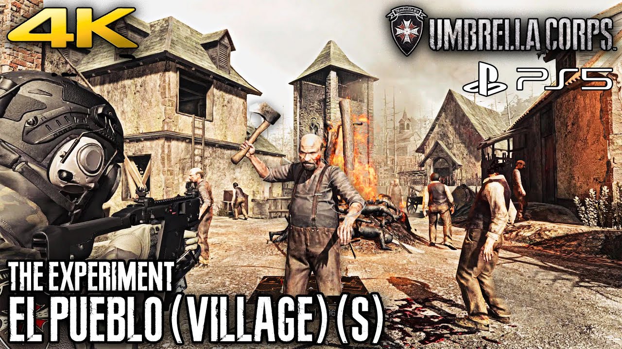 RESIDENT EVIL UMBRELLA CORPS (PS5) - RE 4 El Pueblo | The Experiment: Village (S) 4K 60FPS