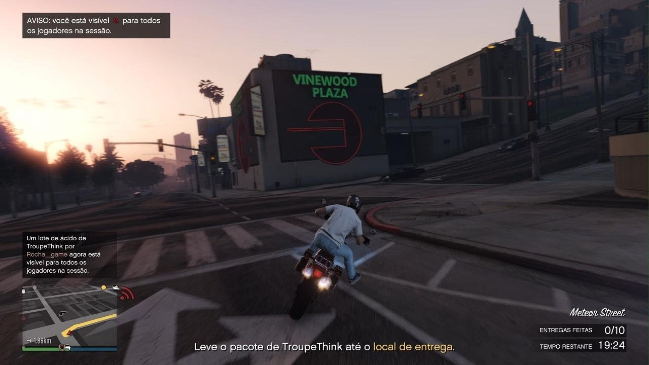 GTA online venda de &aacute;cido em sess&atilde;o p&uacute;blica 980.00!!! Solo 😁