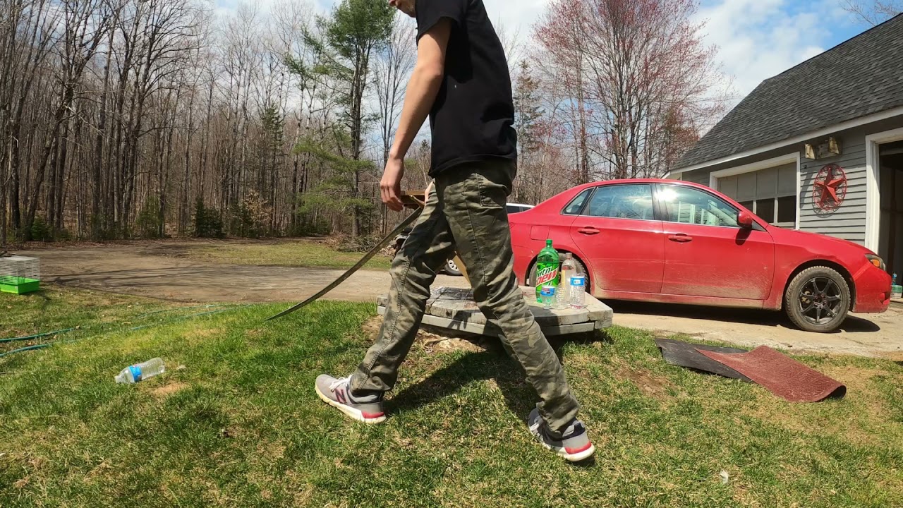 TESTING MY PERSIAN SHAMSHIR SWORD