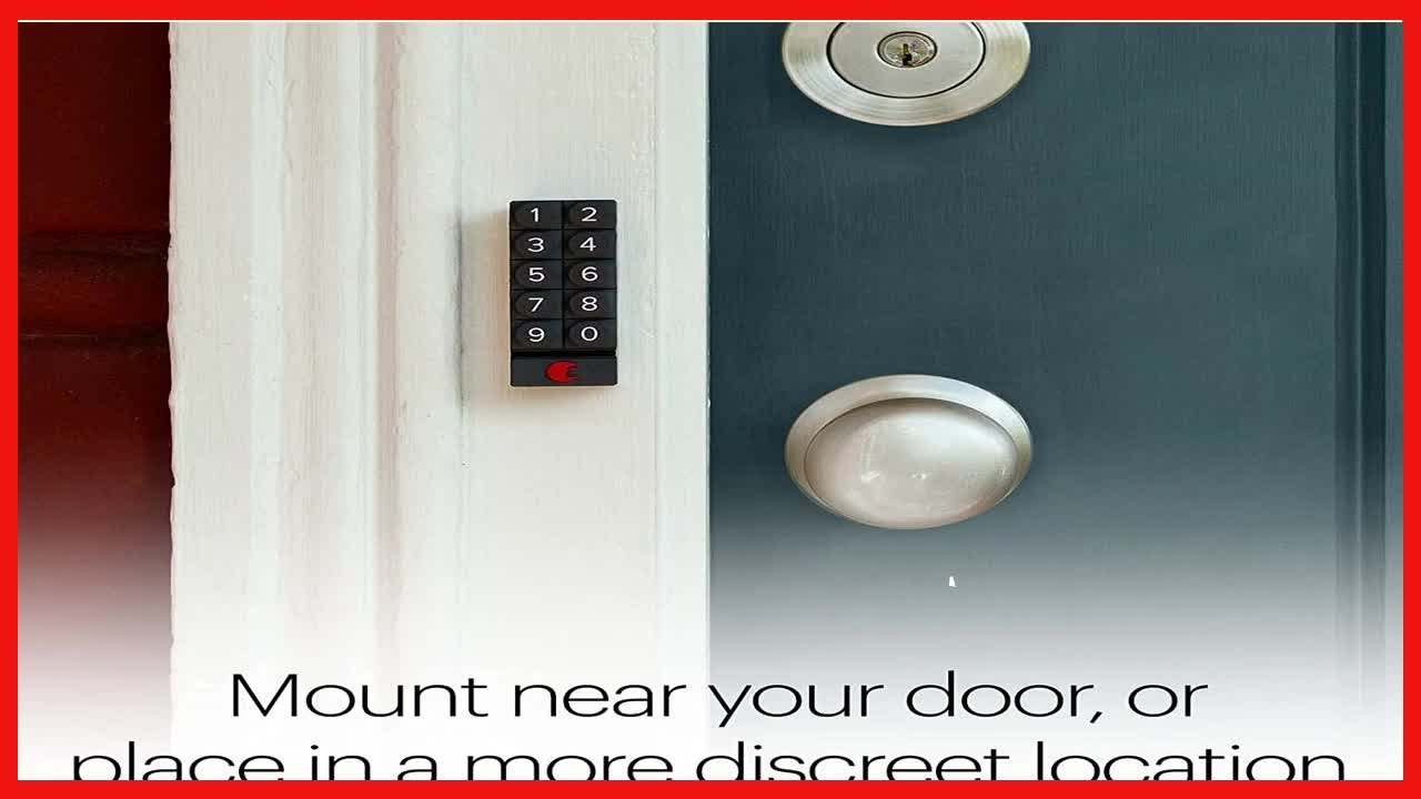 August Smart Keypad, Pair with Your August Smart Lock - Grant Guest Access with Unique Keycodes