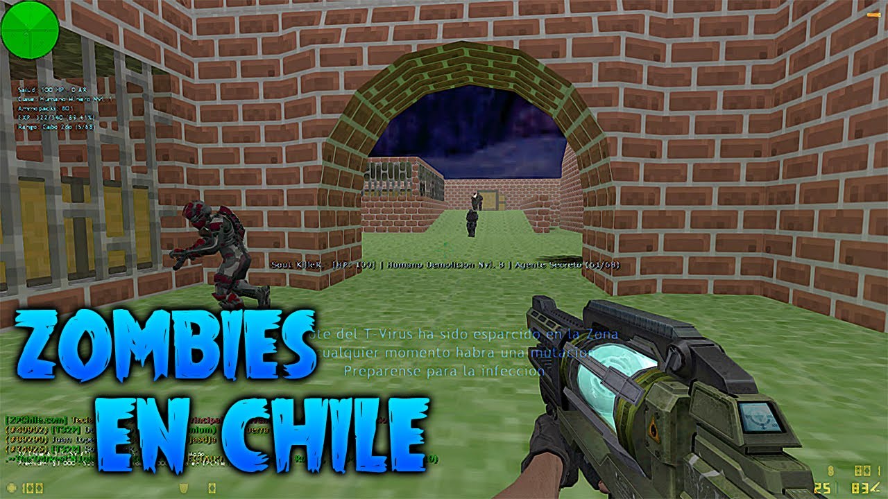 CS 1.6 - Jugando ZOMBIE PLAGUE en CHILE !!