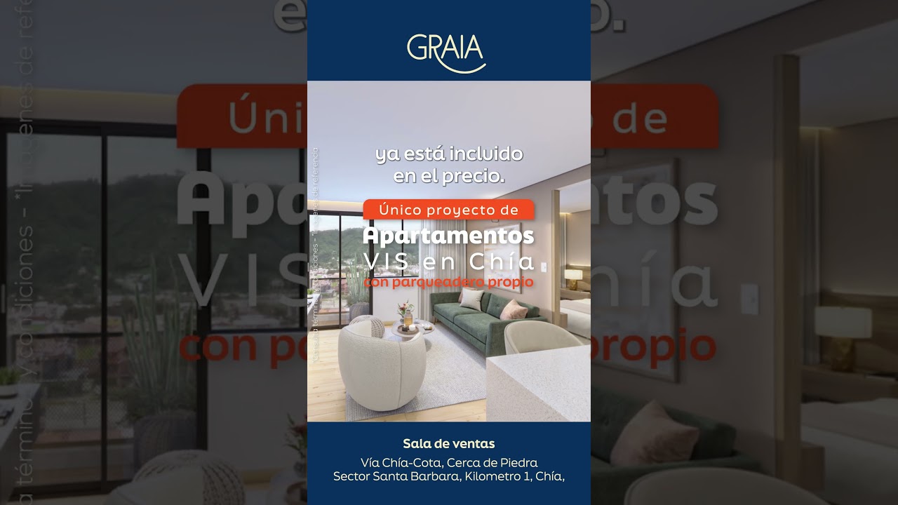 TU APARTAMENTO CON PARQUEADERO EN CH&Iacute;A