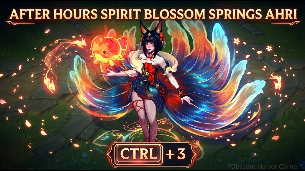 After Hours Spirit Blossom Springs Ahri- DANCE MUSIC (CTRL+3) #leagueoflegends #wildrift #riotgames