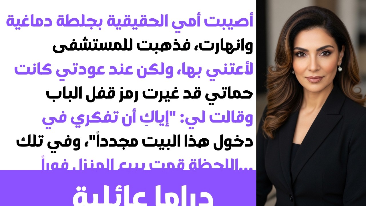 صدمة! عدت من رعاية أمي في المشفى فوجدت حماتي غيرت قفل البيت وقالت: لا تعودي إلى هذا البيت أبداً و...