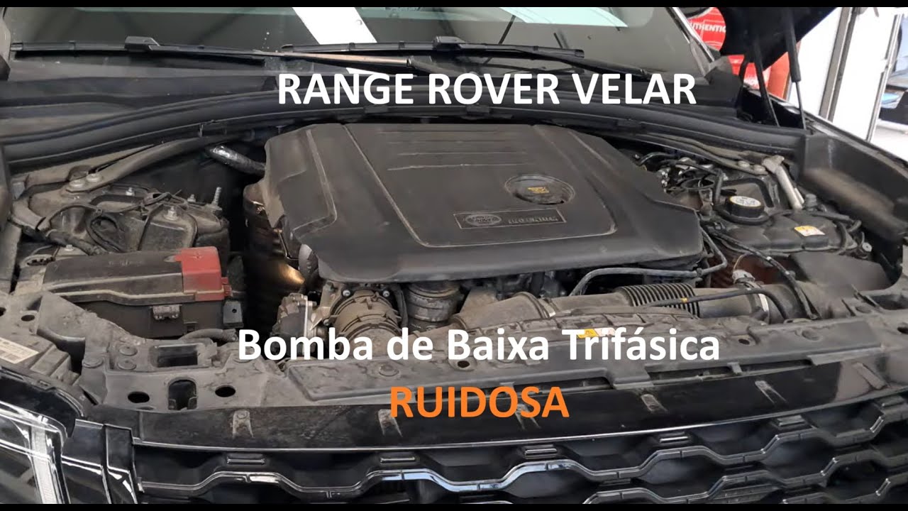 Range rover velar bomba baixa ruidosa (bomba trifásica) RESOLUÇÃO da AVARIA #diagnósticoautomotivo