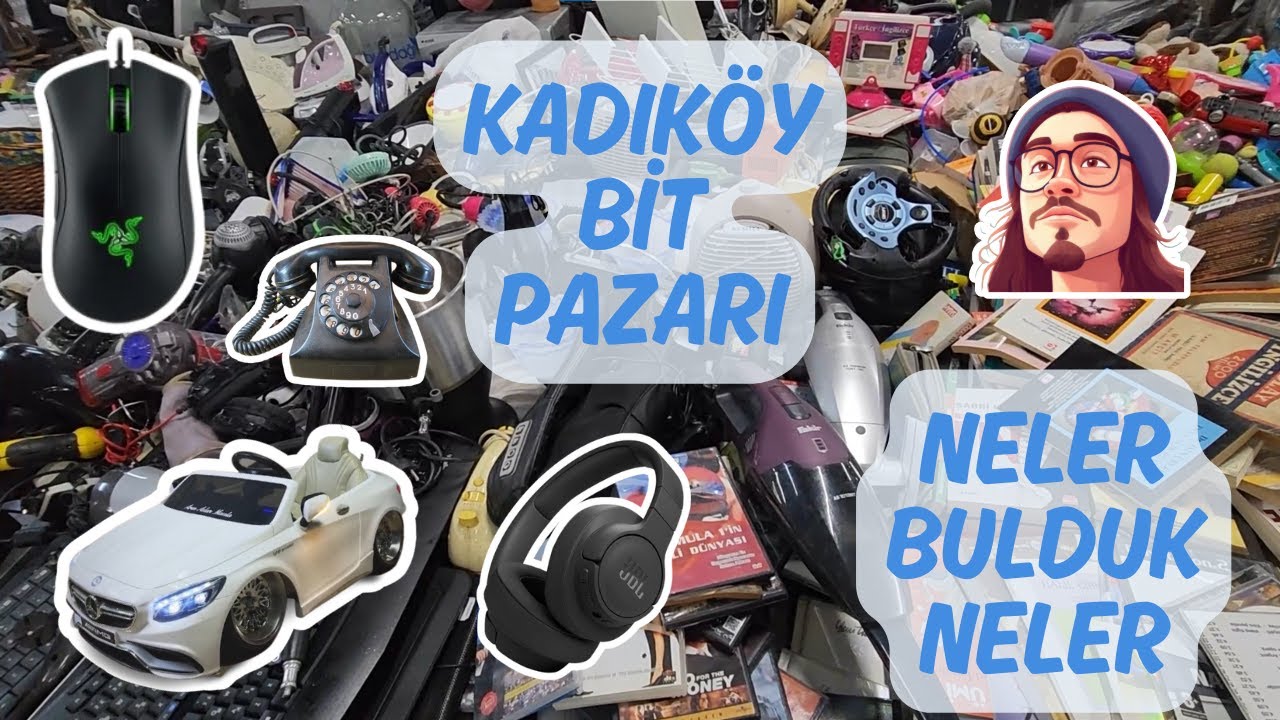 KADIKÖY BİT PAZARI HERKESE HİTAP EDEN ÜRÜNLER