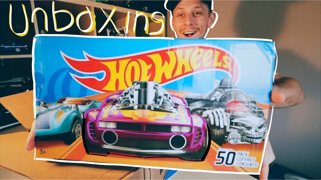 Super UNBOXING Pachet 50 Masini Hot Wheels de pe Amazon Mega Vlog