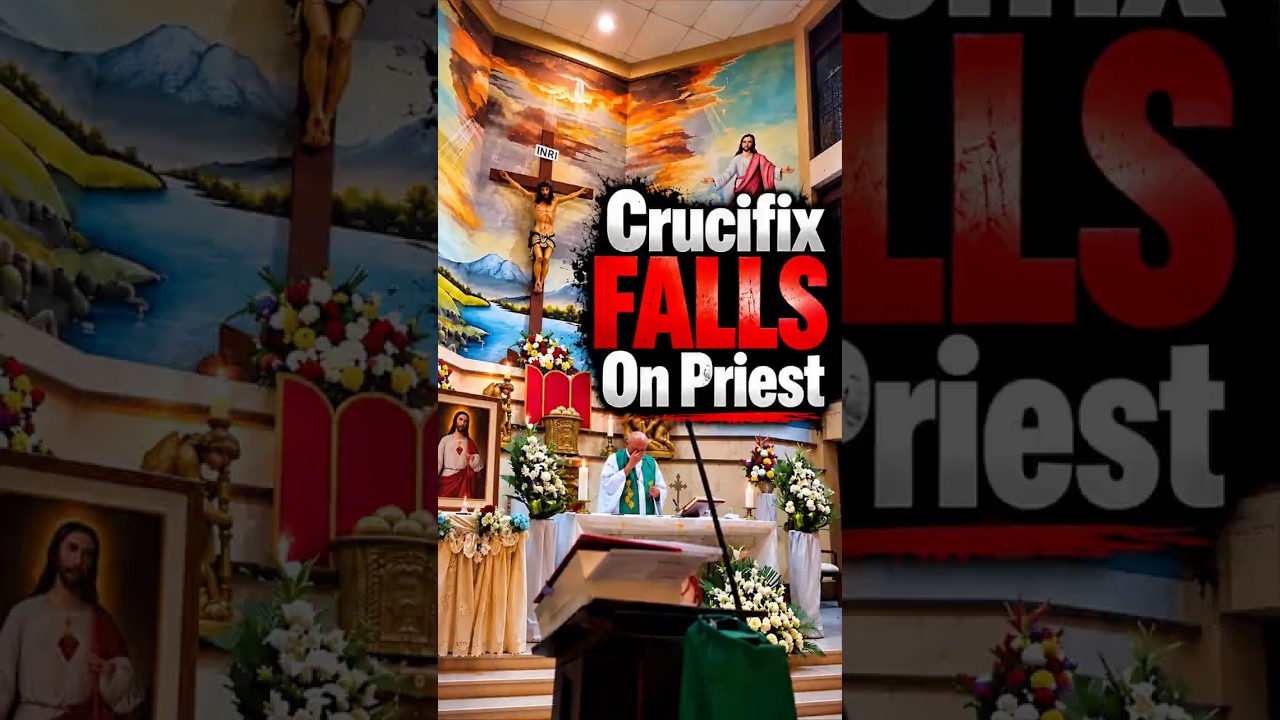 A Catholic Priest KILLED By A Falling Crucifix During Mass!