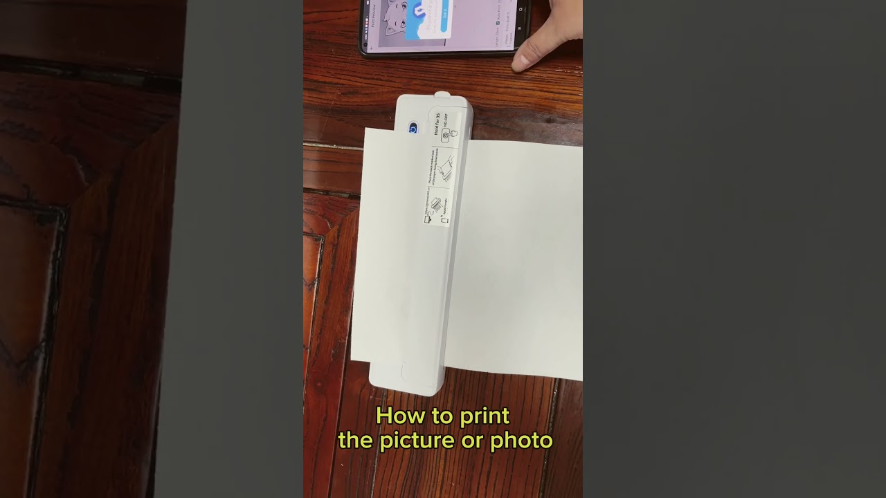 2024 New Arrival GT08 White A4 Bluetooth portable thermal printer.  It uses thermal paper.