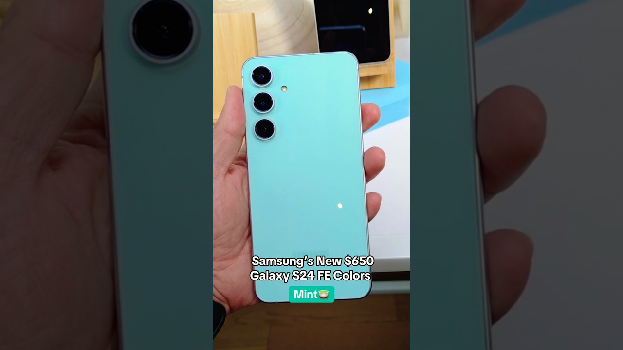 Samsung's New Galaxy S24 FE Colors