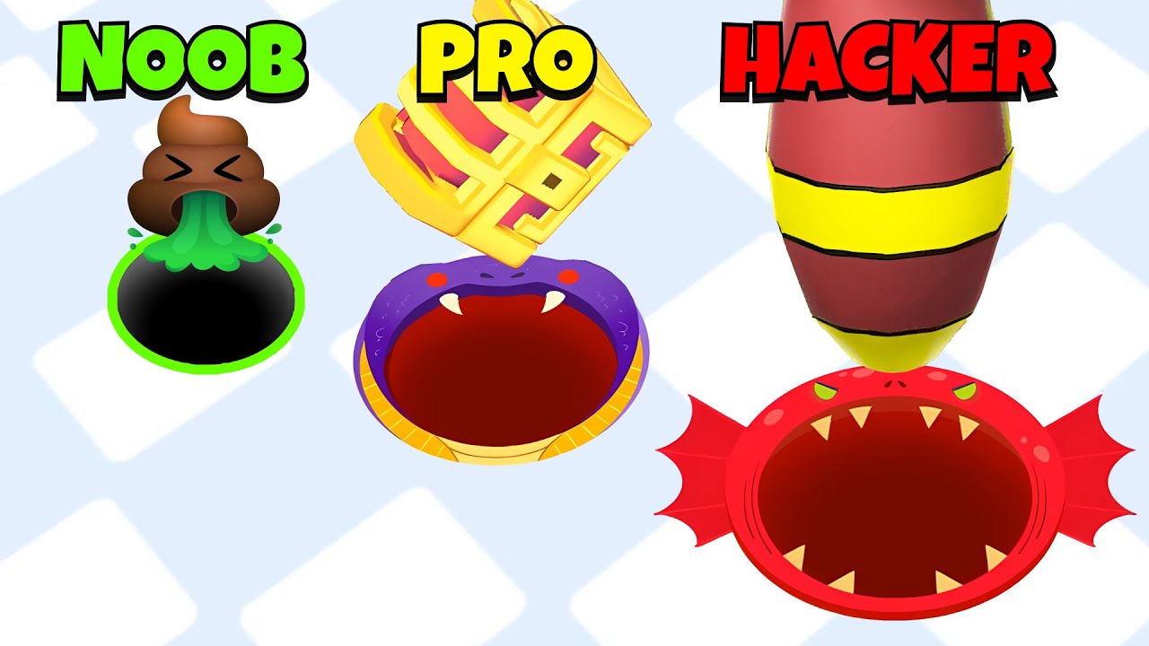 🤢 NOOB 😎 PRO 😈 HACKER | Attack Hole | iOS - Android APK