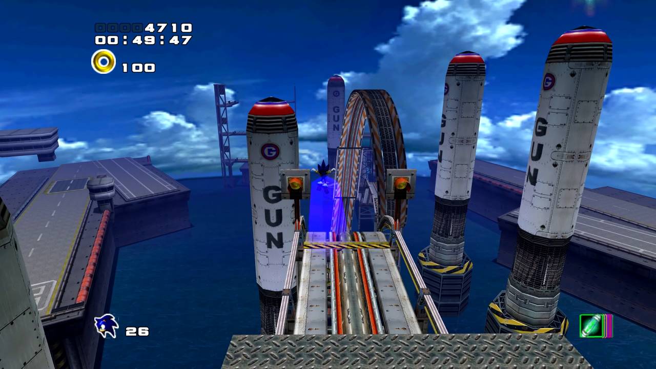 Sonic Adventure 2 Battle (GC) Sonic All Missions A Rank