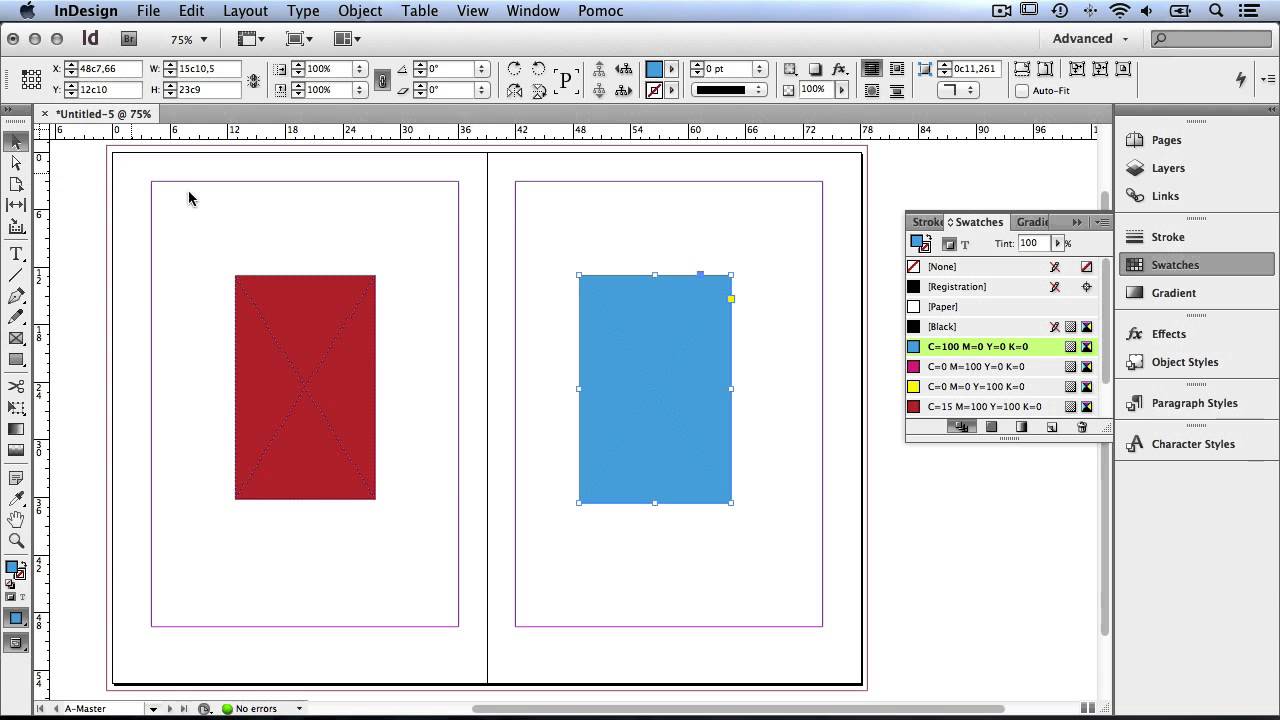 Kurs InDesign [lekcja#6] - Strony wzorcowe
