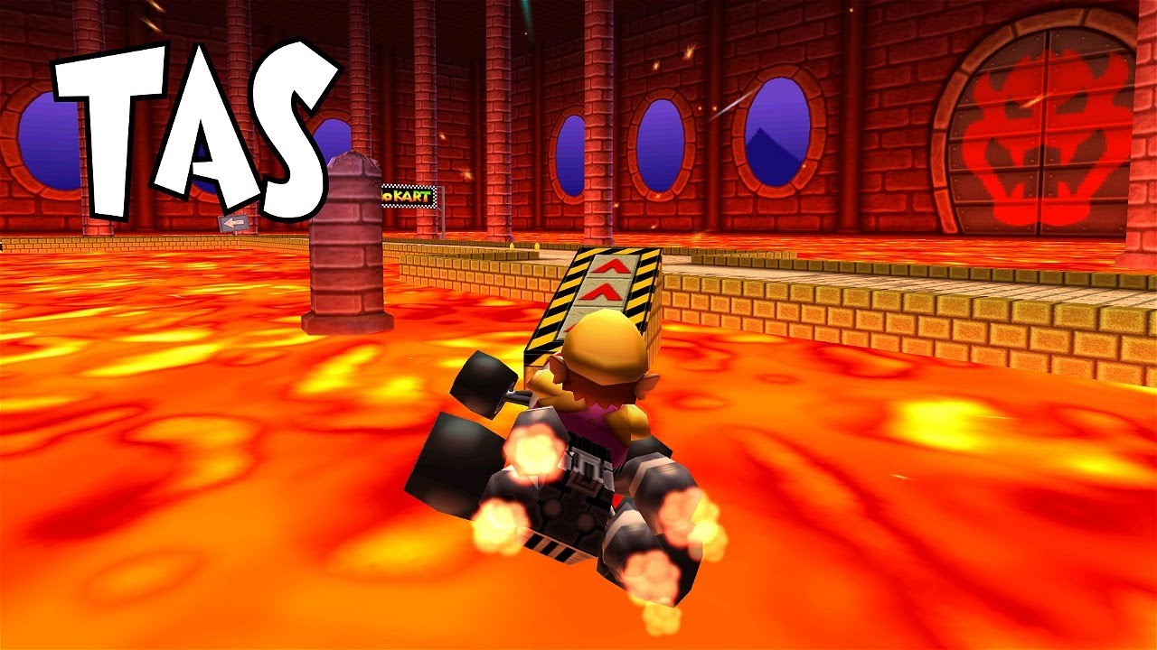[MK7 TAS] GBA Bowser Castle 1 - 