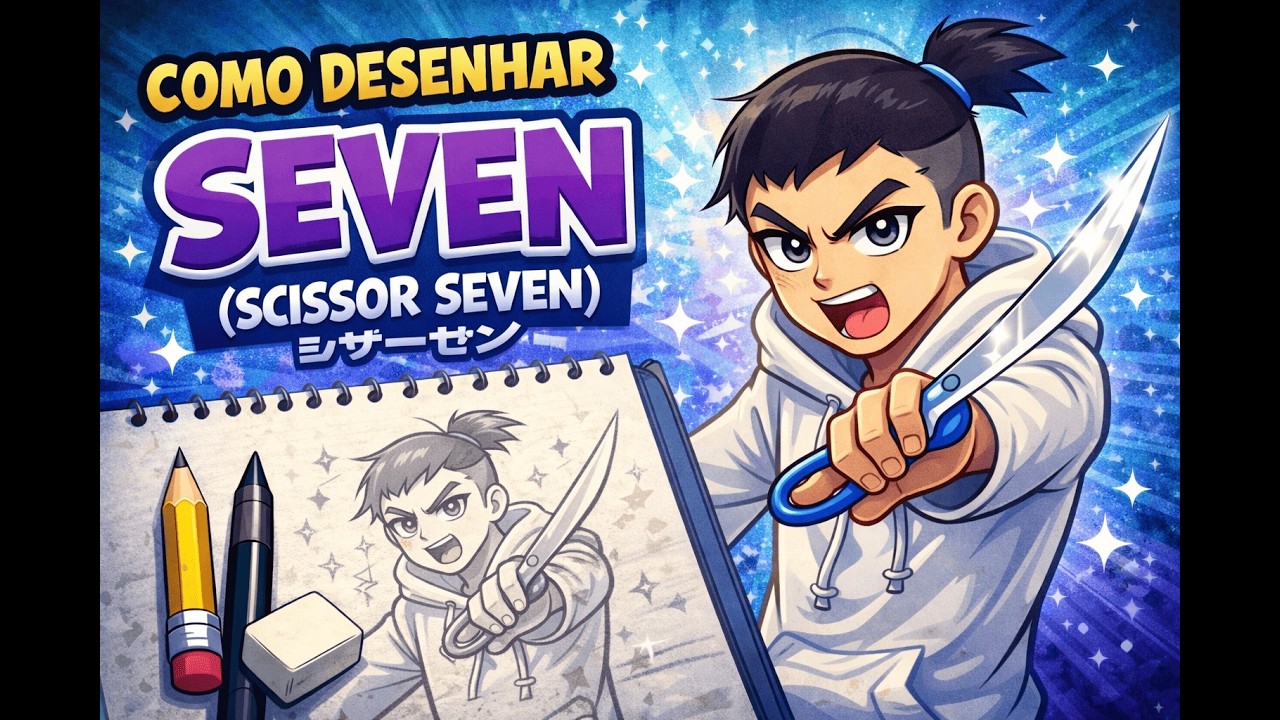 DESENHANDO SCISSOR SEVEN