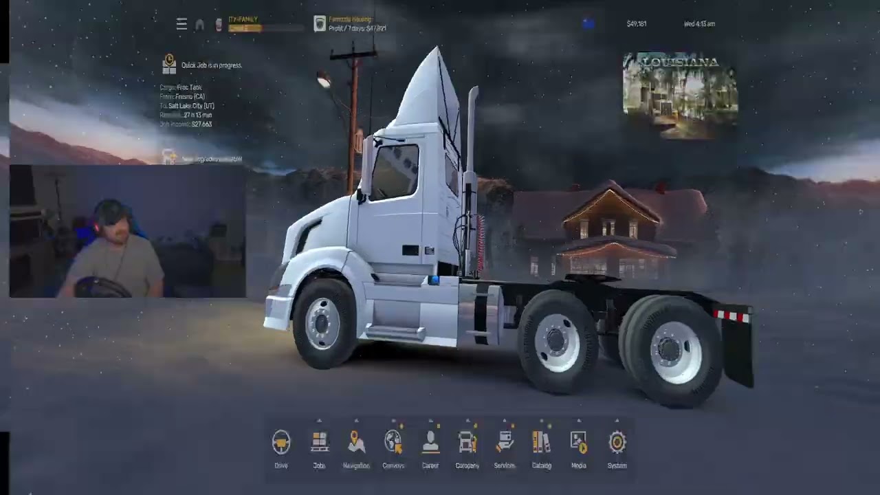 American Trucking Sim just doing some more hauling on the new profile.
