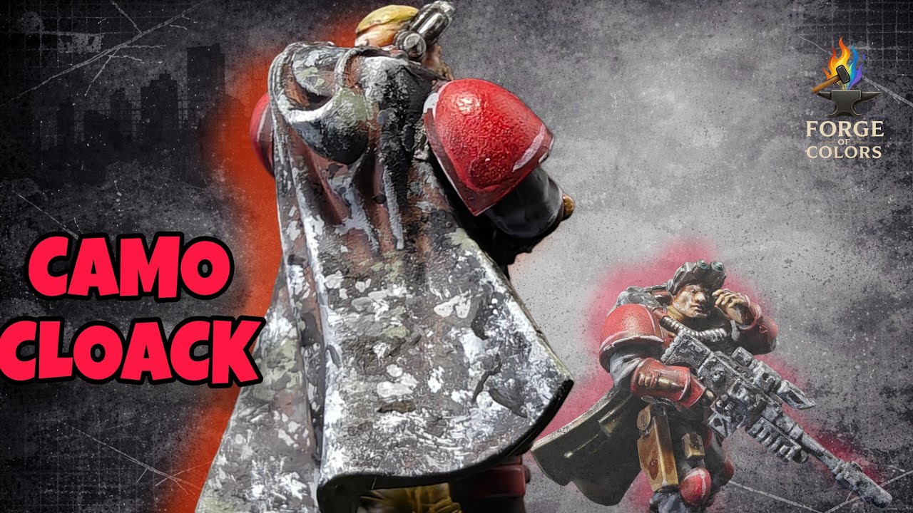 Urban Camo Cloak & Rifle Tutorial | Kill Team Scouts - Warhammer 40k 
