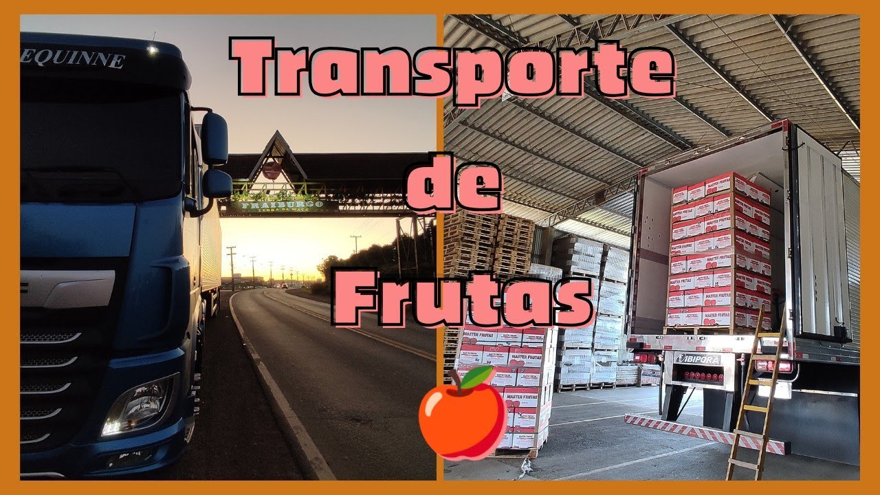 Carga de Maçã na Carreta Frigorífica Sul ao Nordeste