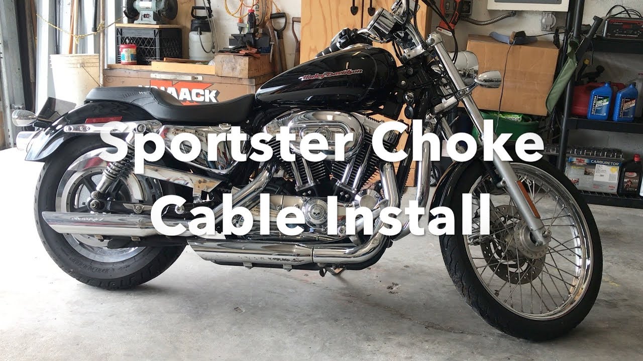 How To Harley Davidson Sportster Choke Cable Repair or Replace.