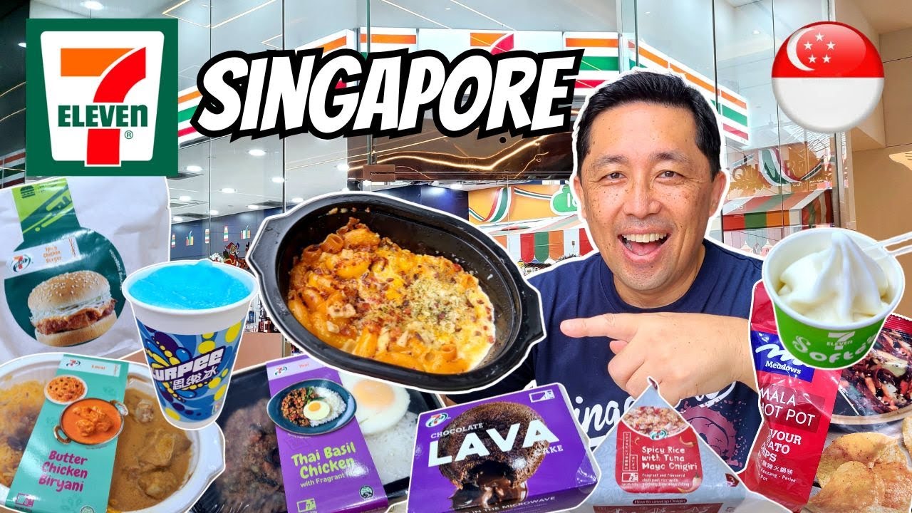 7 Eleven Singapore Review! 🇸🇬 Trying all the popular 7-11 Singapore food items!