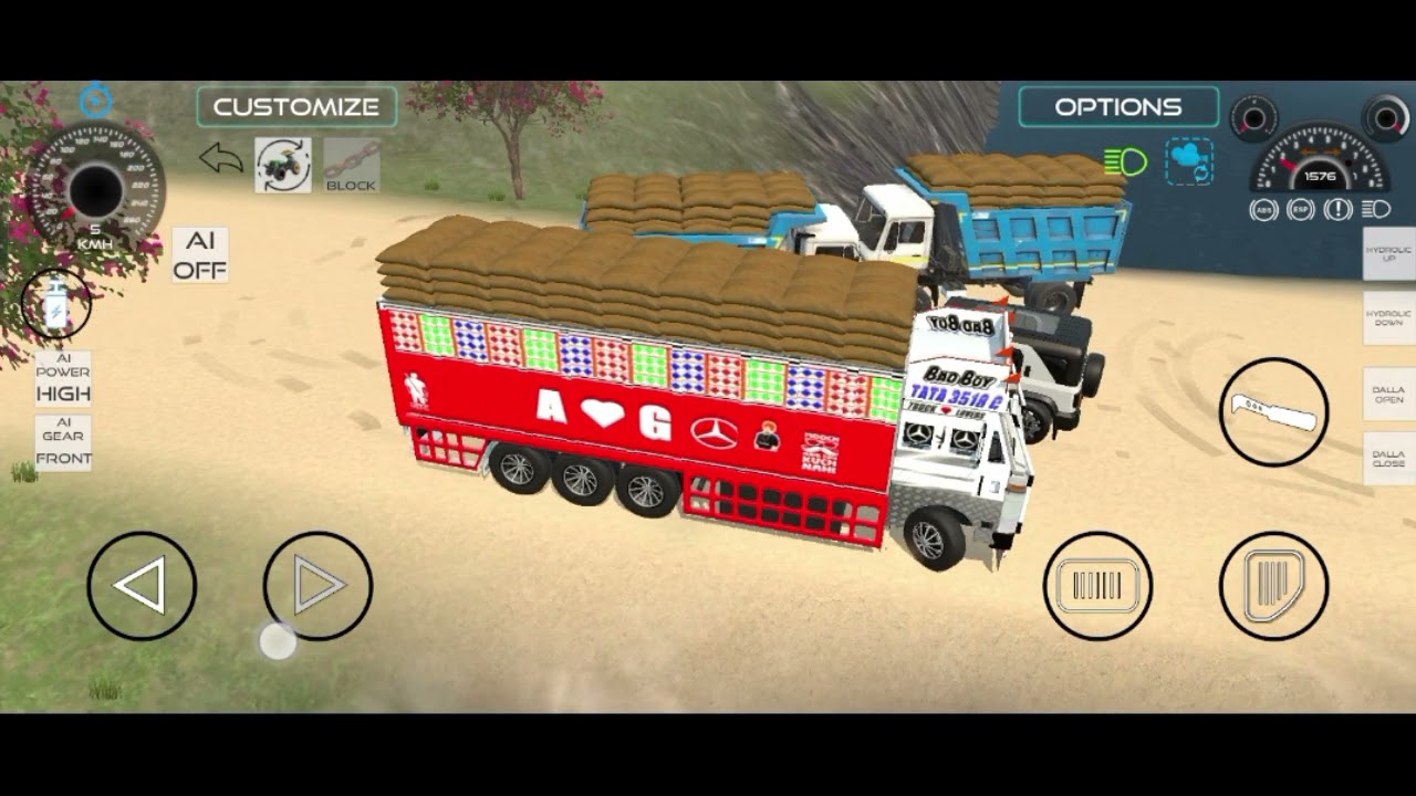 indian 😱truck loading game 😱 video🎮