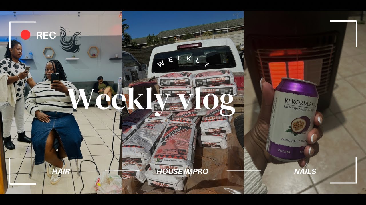 Weekly vlog:home updates#some maintenance #southafricanyoutuber #family #food #fixerupperstyle