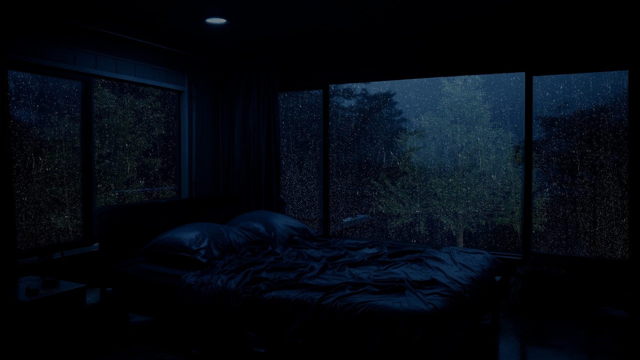 Relax with Calm Rain Ambience | Sleep Deeply Through the Night, and Wake Up Clear and Powerful
