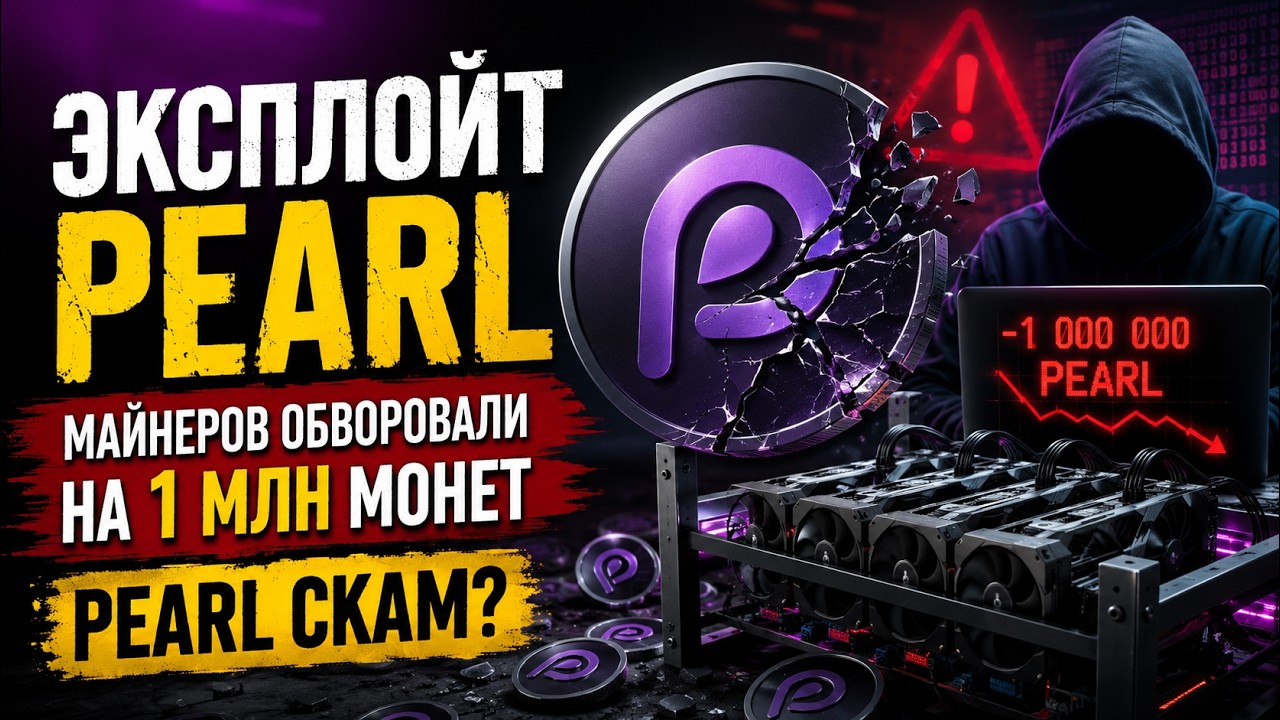 Майнинг Pearl. Эксплойт Pearl. Майнеров обворовали на 1 млн монет. Pearl скам? Майнинг в 2026 году