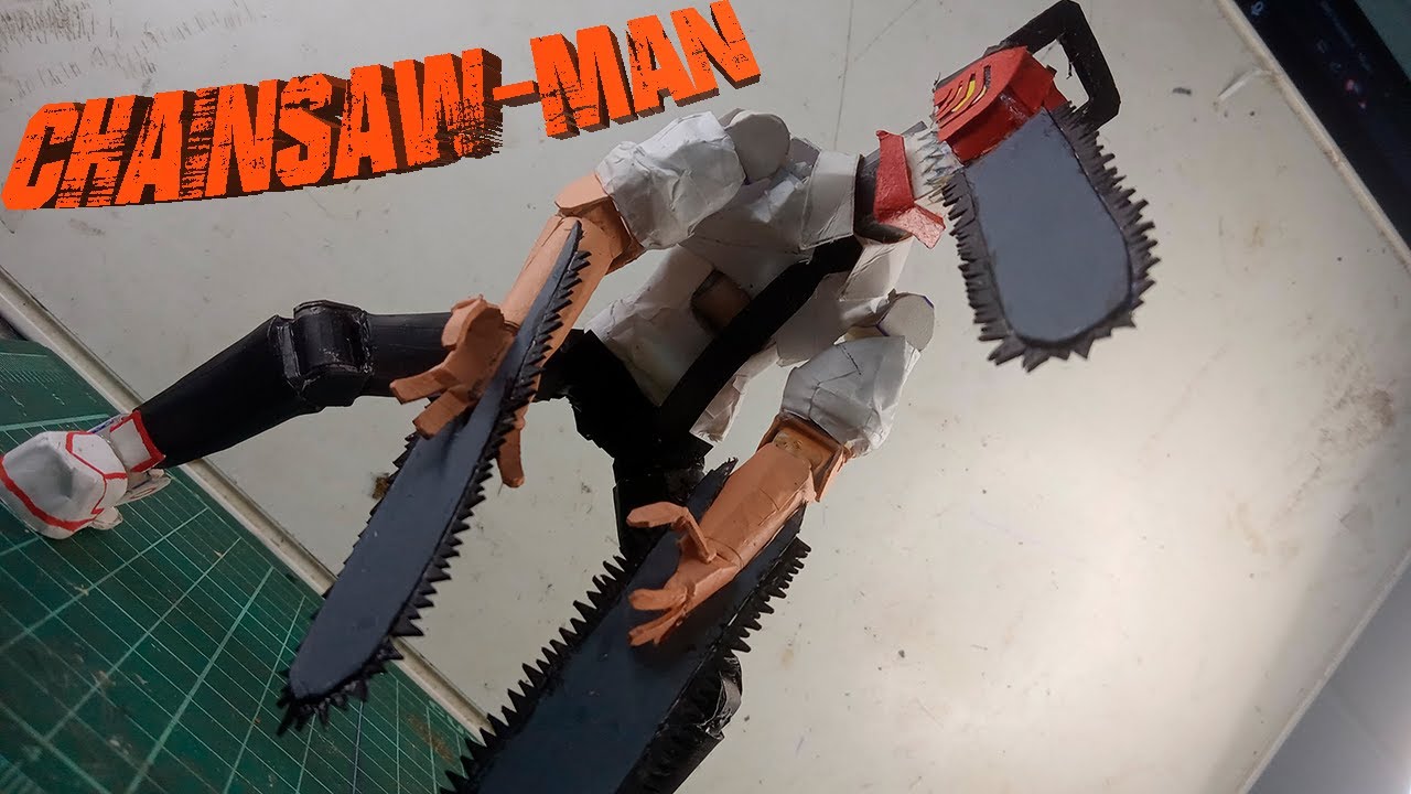 ChainsawMan Papercraft articulado