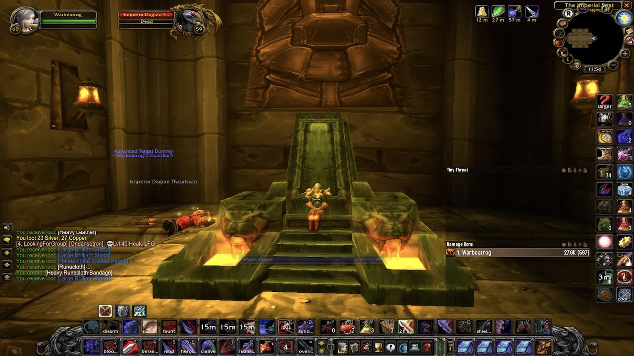 [WOW Classic] How to solo Emperor Thaurissan as warrior (Ironfoe anyone?)