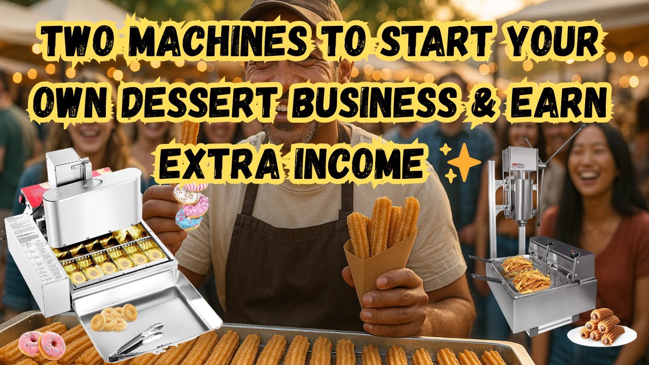 ✨ Quit Your Job! Two Machines to Start Your Own Dessert Business & Earn Extra Income ✨