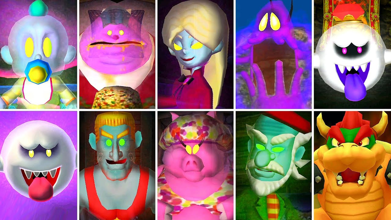 Luigi's Mansion HD - All Bosses (No Damage)