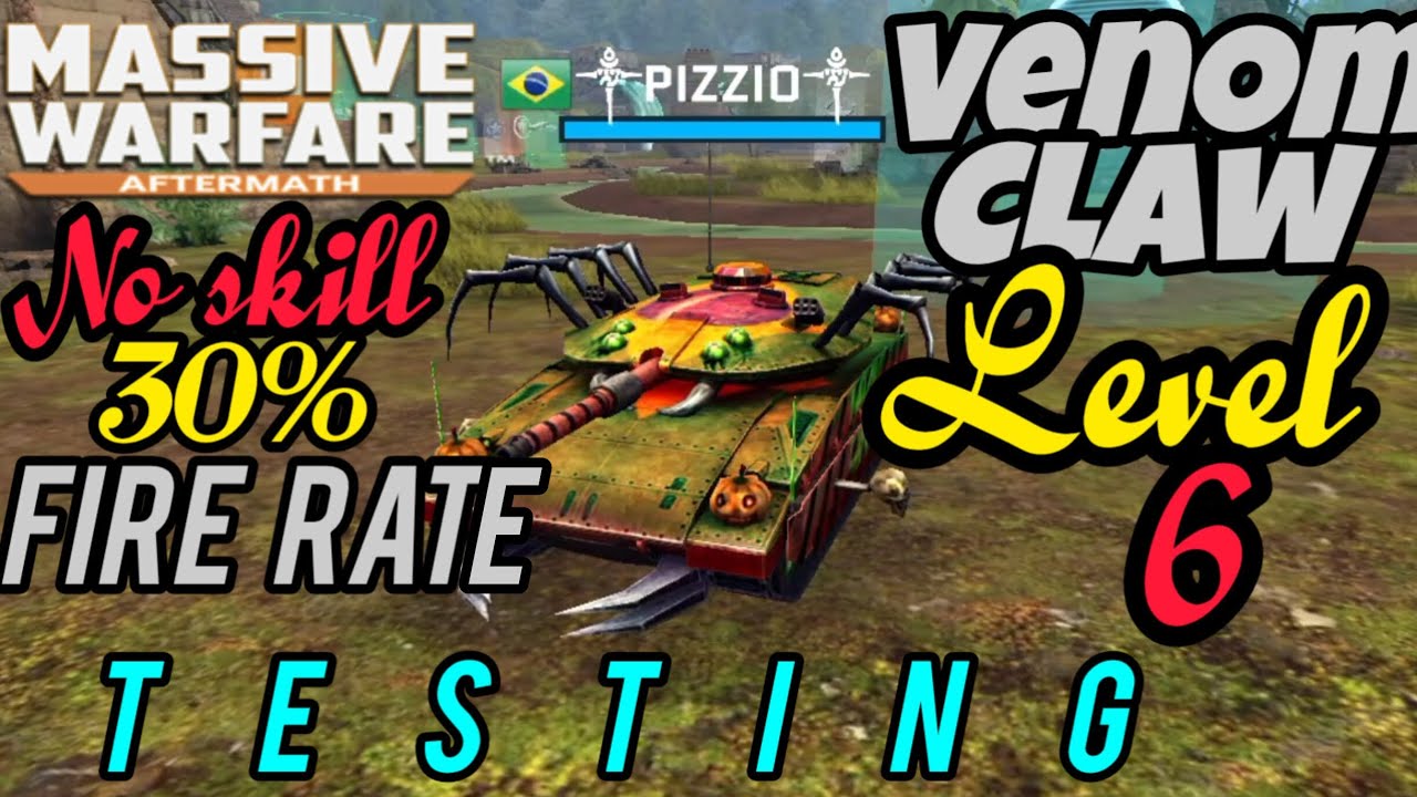 Massive warfare: VENOM CLAW NÍVEL 6