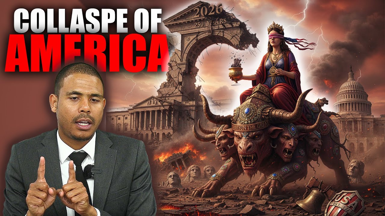 Revelation 17 & Babylon&rsquo;s Fall In 2026-Civil War_ America&rsquo;s Expiration-7 Heads & 10 Horns