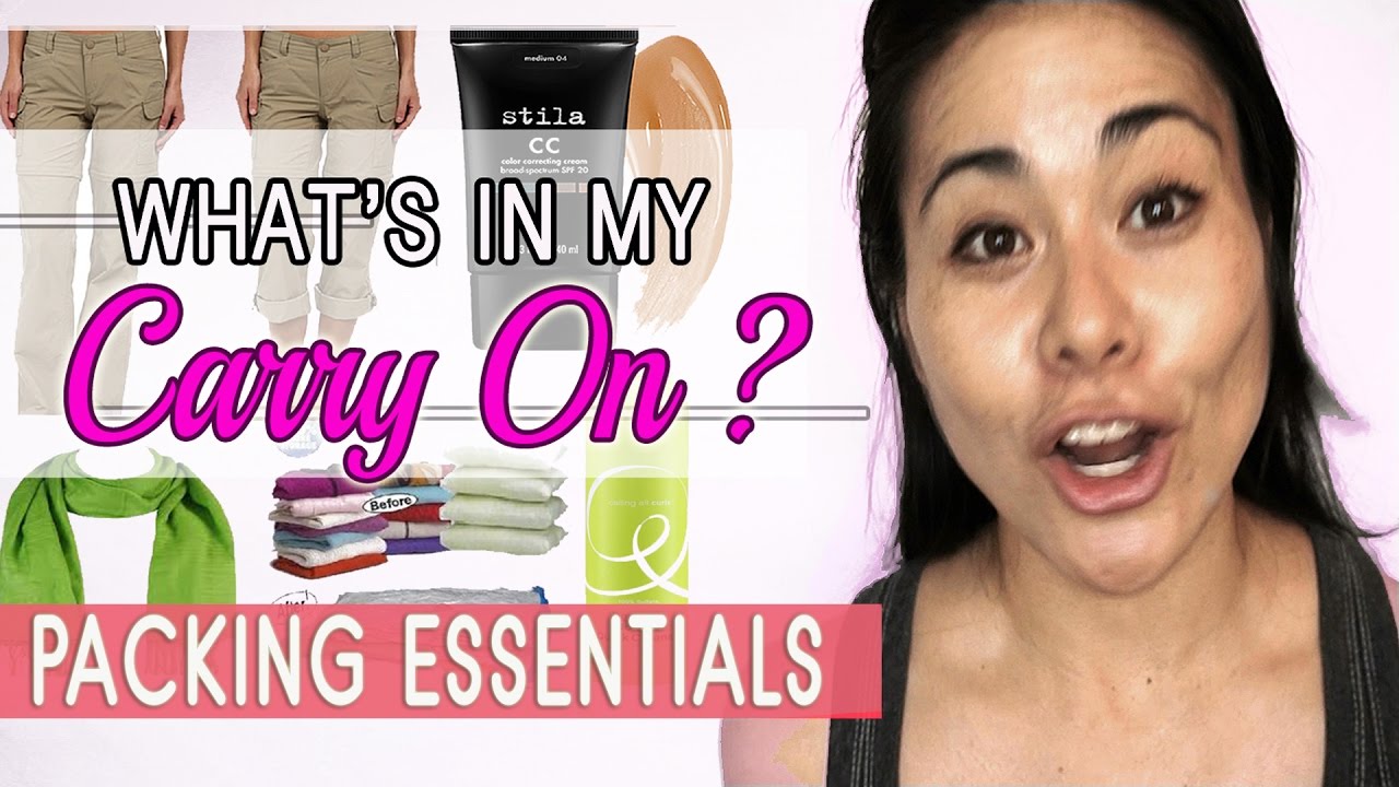 MINIMALIST PACKING TIPS FOR CARRY ON LUGGAGE | Travel Gear I Pack