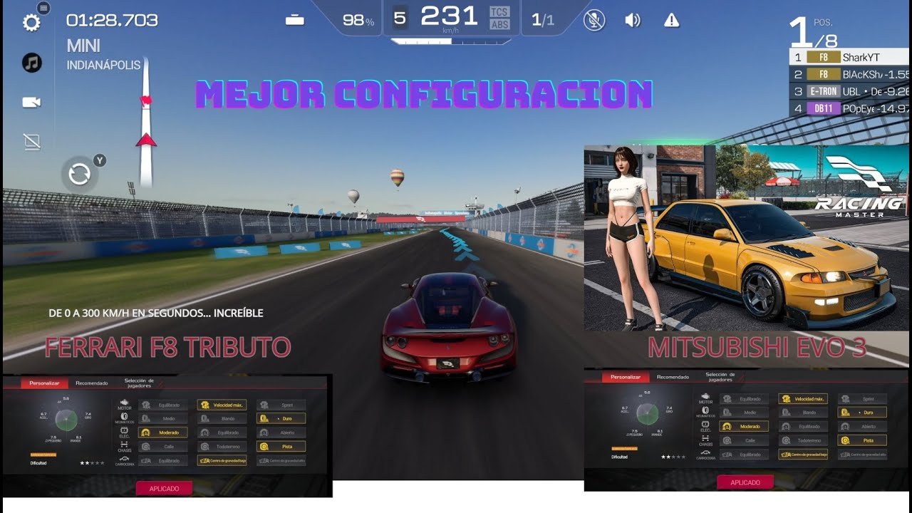 LA CONFIGURACIÓN QUE TE HACE SUBIR DE RANK EN RACING MASTER